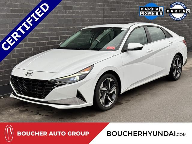 used 2021 Hyundai Elantra car, priced at $20,000