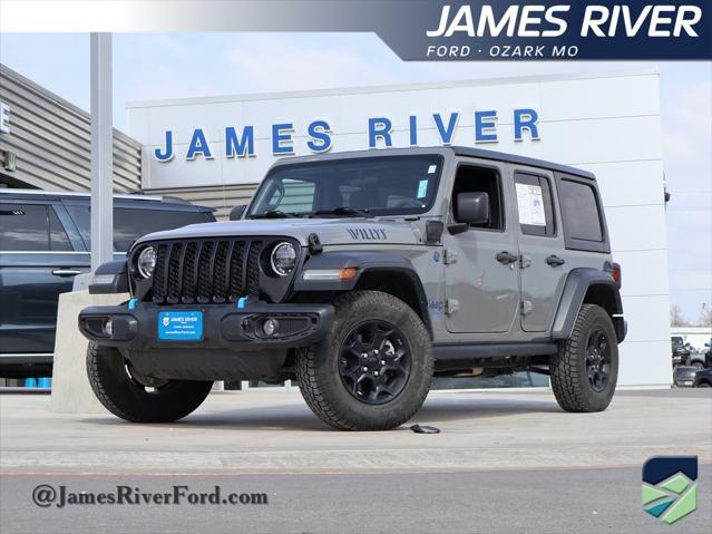 used 2023 Jeep Wrangler 4xe car, priced at $31,462