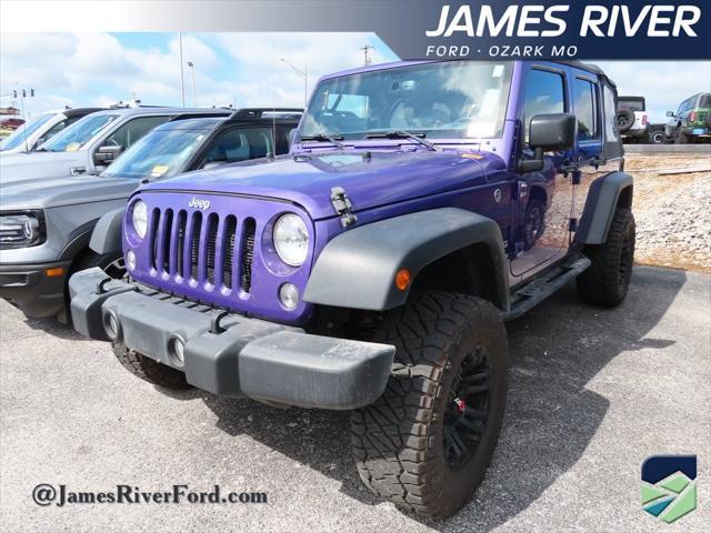 used 2018 Jeep Wrangler JK Unlimited car, priced at $25,979
