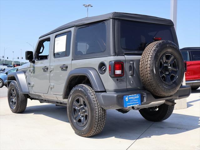used 2022 Jeep Wrangler Unlimited car, priced at $28,695