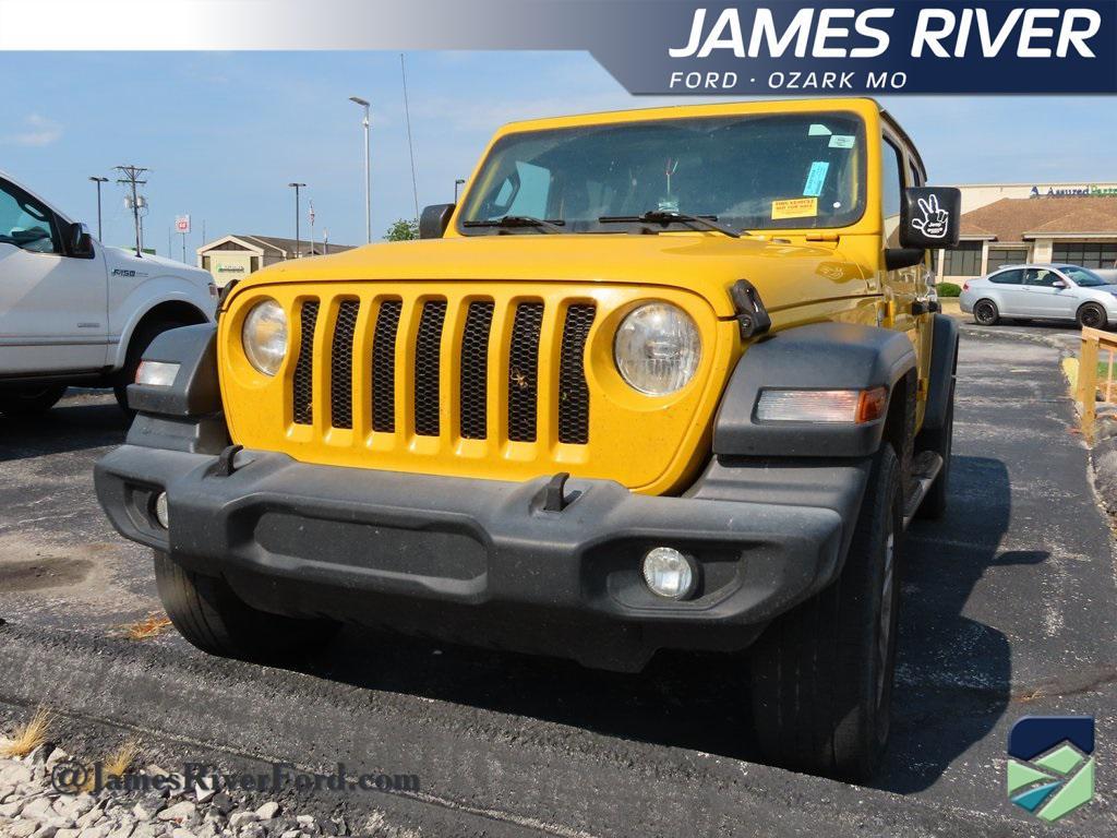 used 2020 Jeep Wrangler Unlimited car, priced at $25,286