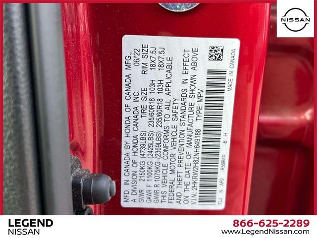 used 2022 Honda CR-V car, priced at $26,499