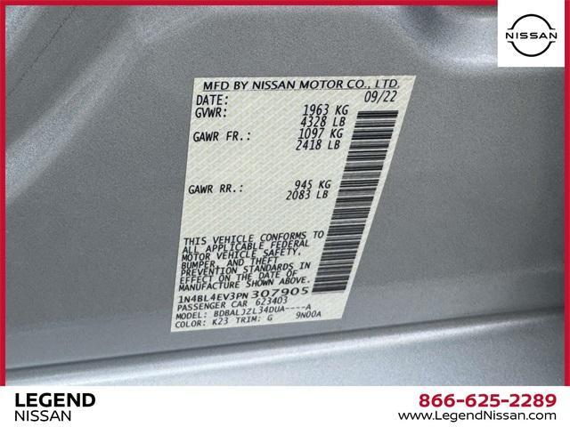 used 2023 Nissan Altima car, priced at $19,500