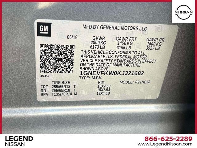 used 2019 Chevrolet Traverse car, priced at $17,667