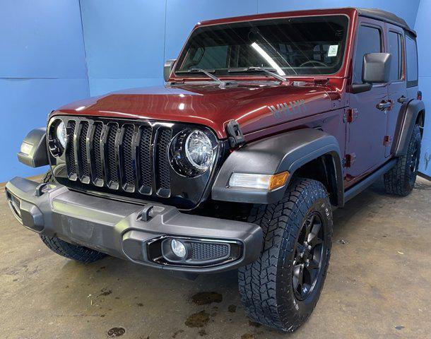 used 2021 Jeep Wrangler Unlimited car, priced at $27,078