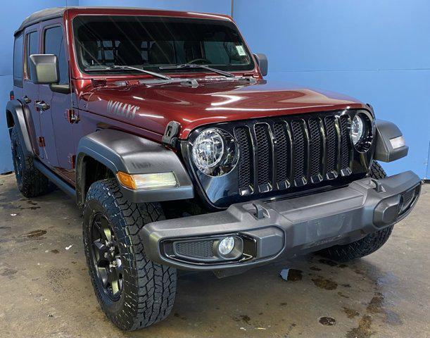 used 2021 Jeep Wrangler Unlimited car, priced at $25,204