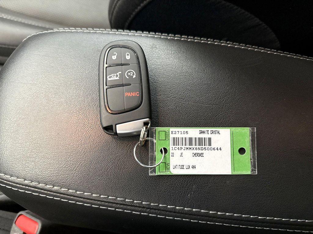 used 2022 Jeep Cherokee car, priced at $25,500