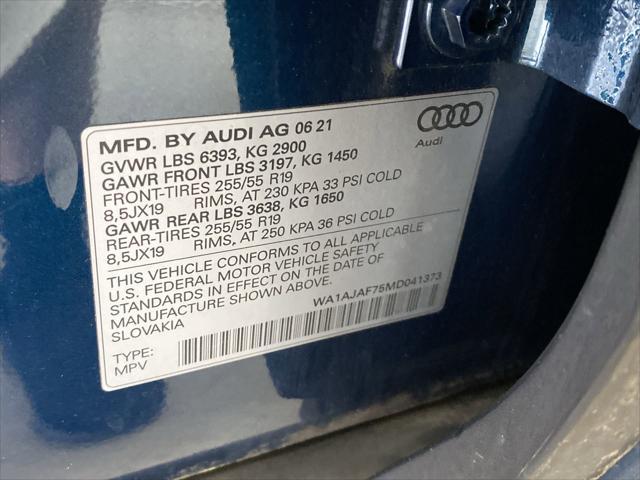 used 2021 Audi Q7 car, priced at $34,699