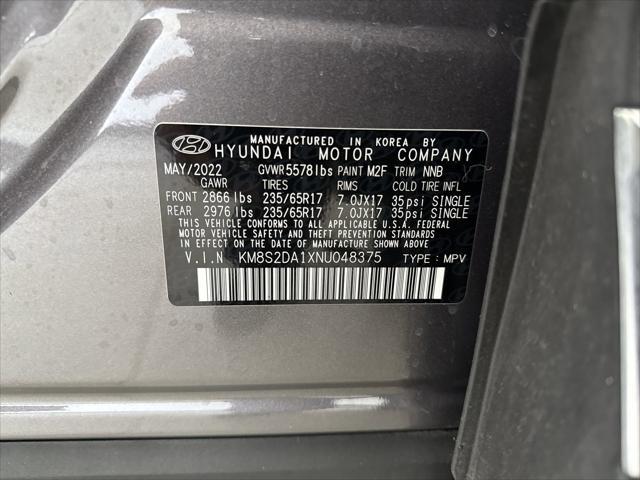 used 2022 Hyundai SANTA FE HEV car, priced at $27,299