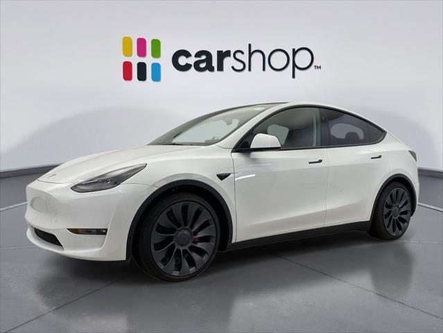 used 2025 Tesla Model Y car, priced at $43,000