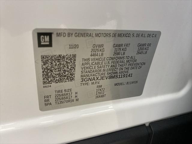 used 2021 Chevrolet Equinox car, priced at $17,749