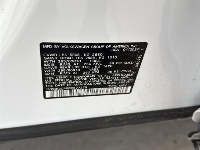 used 2024 Volkswagen Atlas car, priced at $43,000