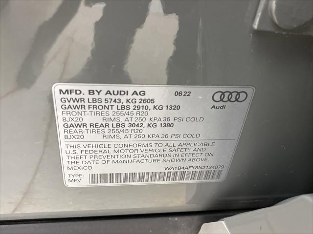 used 2022 Audi SQ5 car, priced at $39,999