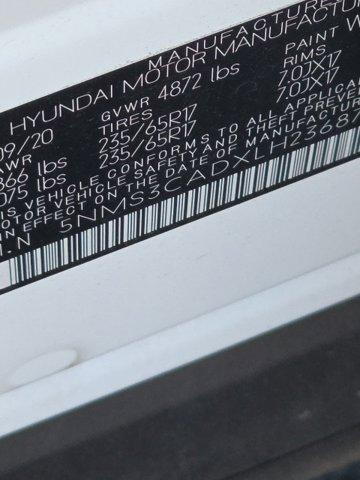 used 2020 Hyundai Santa Fe car, priced at $23,008