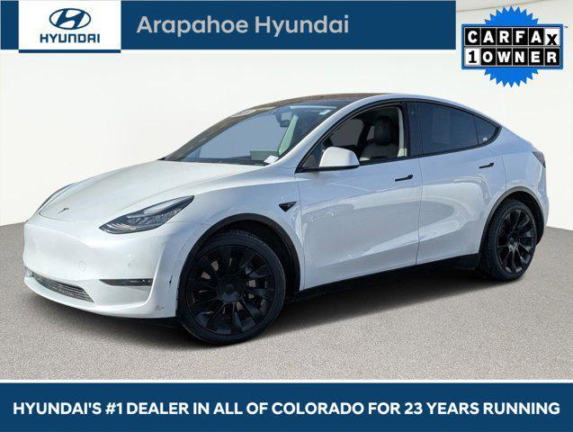 used 2020 Tesla Model Y car, priced at $28,353