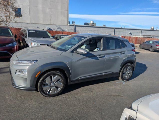 used 2021 Hyundai Kona EV car, priced at $20,270