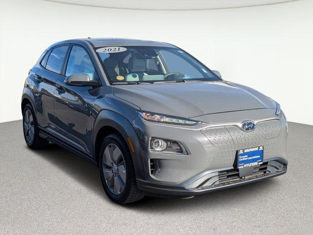 used 2021 Hyundai Kona EV car, priced at $20,270