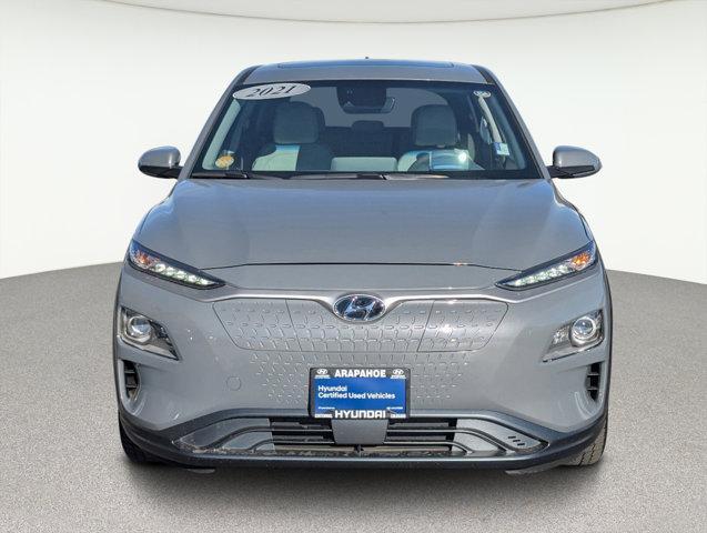 used 2021 Hyundai Kona EV car, priced at $20,270