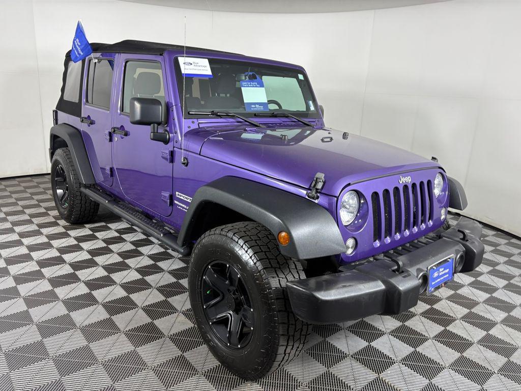 used 2018 Jeep Wrangler JK Unlimited car, priced at $19,899