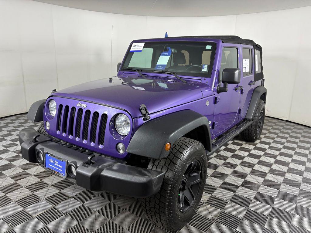 used 2018 Jeep Wrangler JK Unlimited car, priced at $19,899