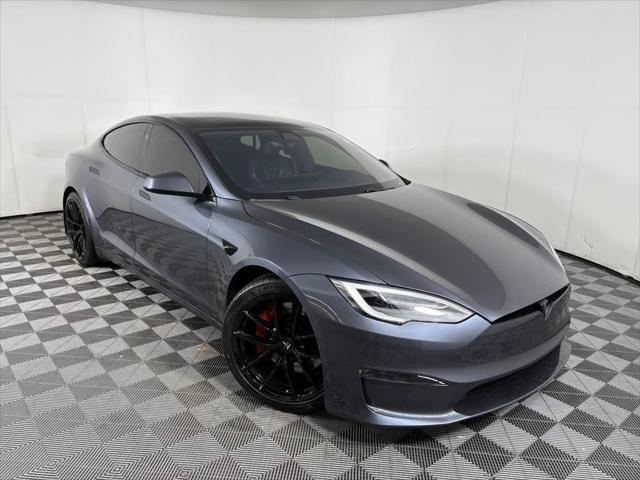 used 2021 Tesla Model S car, priced at $57,495