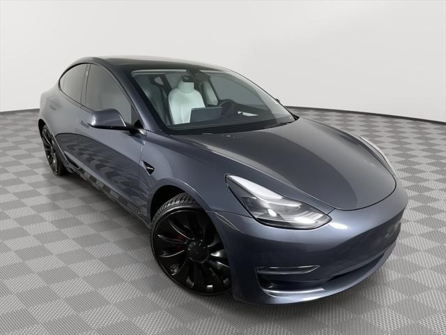 used 2023 Tesla Model 3 car, priced at $32,995