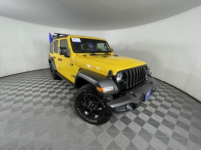 used 2021 Jeep Wrangler Unlimited car, priced at $32,499