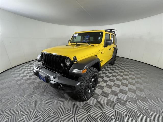 used 2021 Jeep Wrangler Unlimited car, priced at $32,499