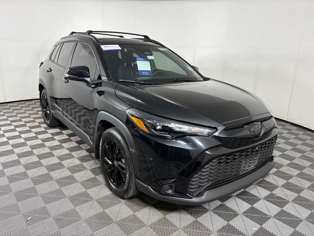 used 2025 Toyota Corolla Cross Hybrid car, priced at $31,299