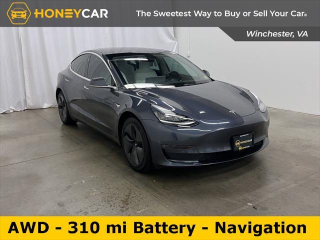 used 2018 Tesla Model 3 car, priced at $27,900