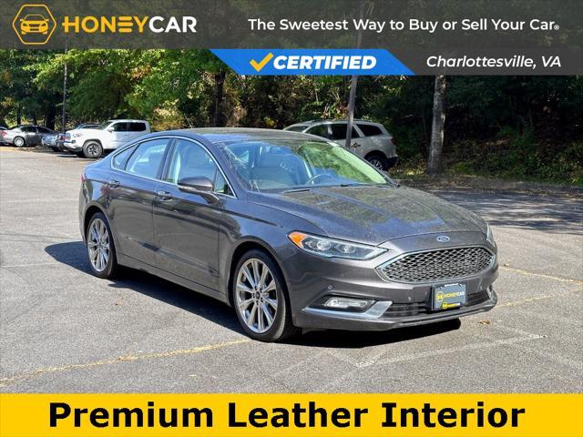 used 2017 Ford Fusion car, priced at $18,199