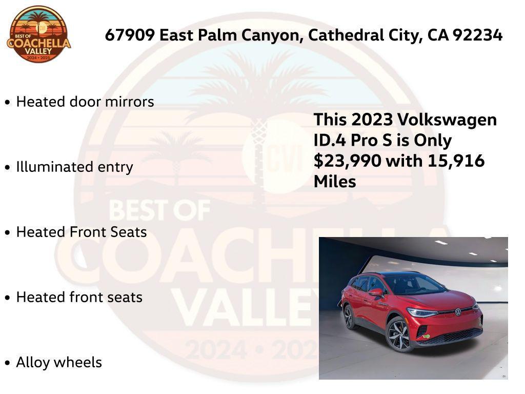 used 2023 Volkswagen ID.4 car, priced at $23,990