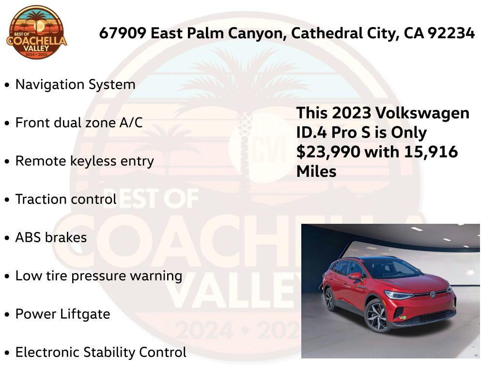 used 2023 Volkswagen ID.4 car, priced at $23,990
