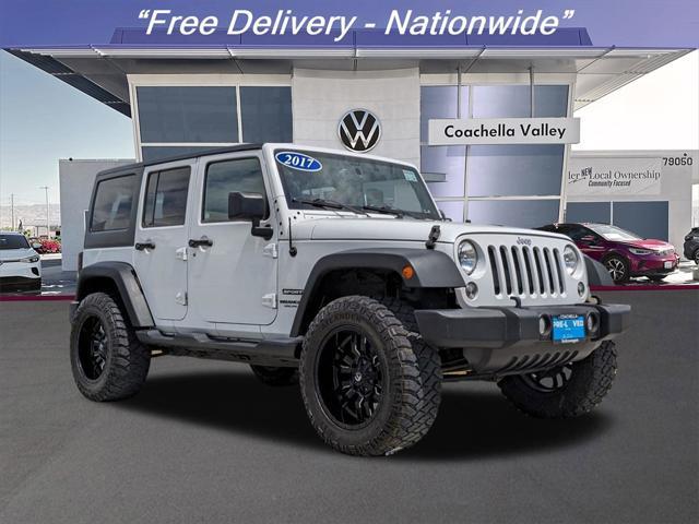 used 2017 Jeep Wrangler Unlimited car, priced at $25,682
