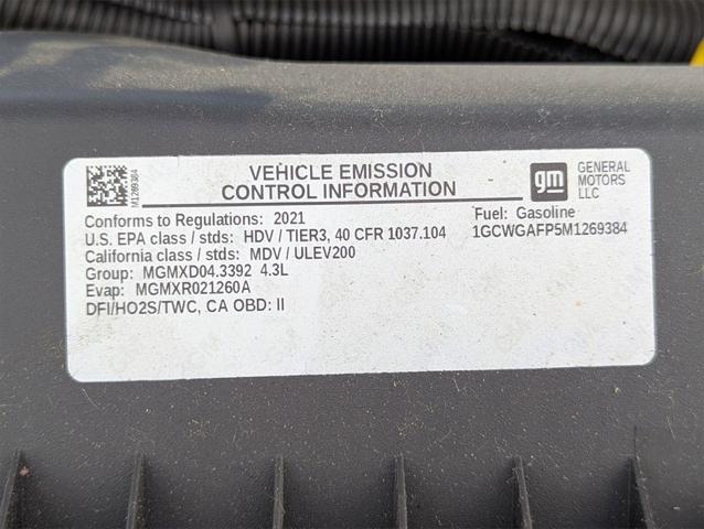used 2021 Chevrolet Express 2500 car, priced at $29,999