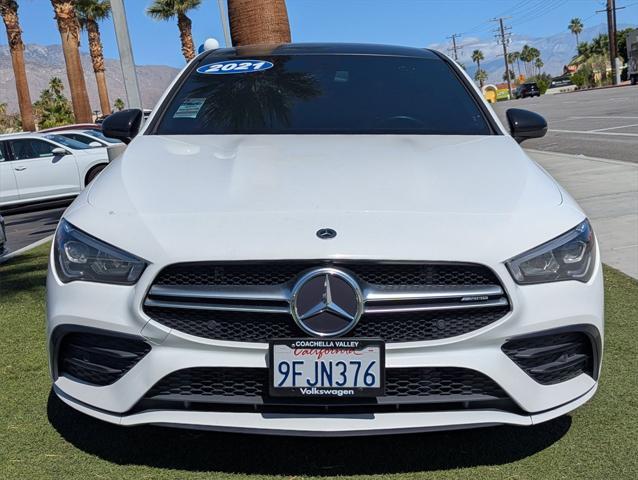 used 2021 Mercedes-Benz AMG CLA 35 car, priced at $29,990