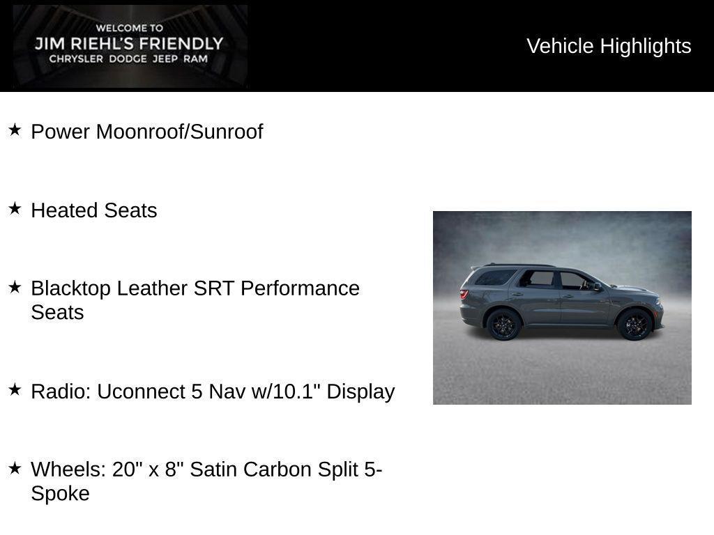 new 2026 Dodge Durango car, priced at $46,518
