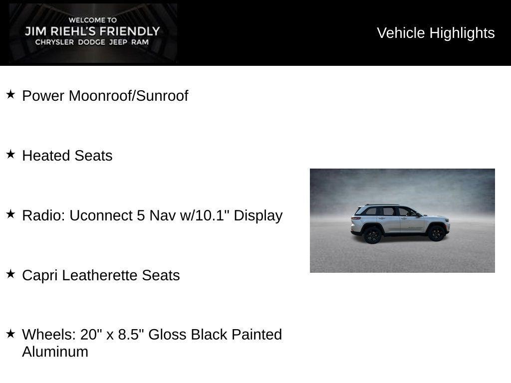 new 2025 Jeep Grand Cherokee car, priced at $43,304