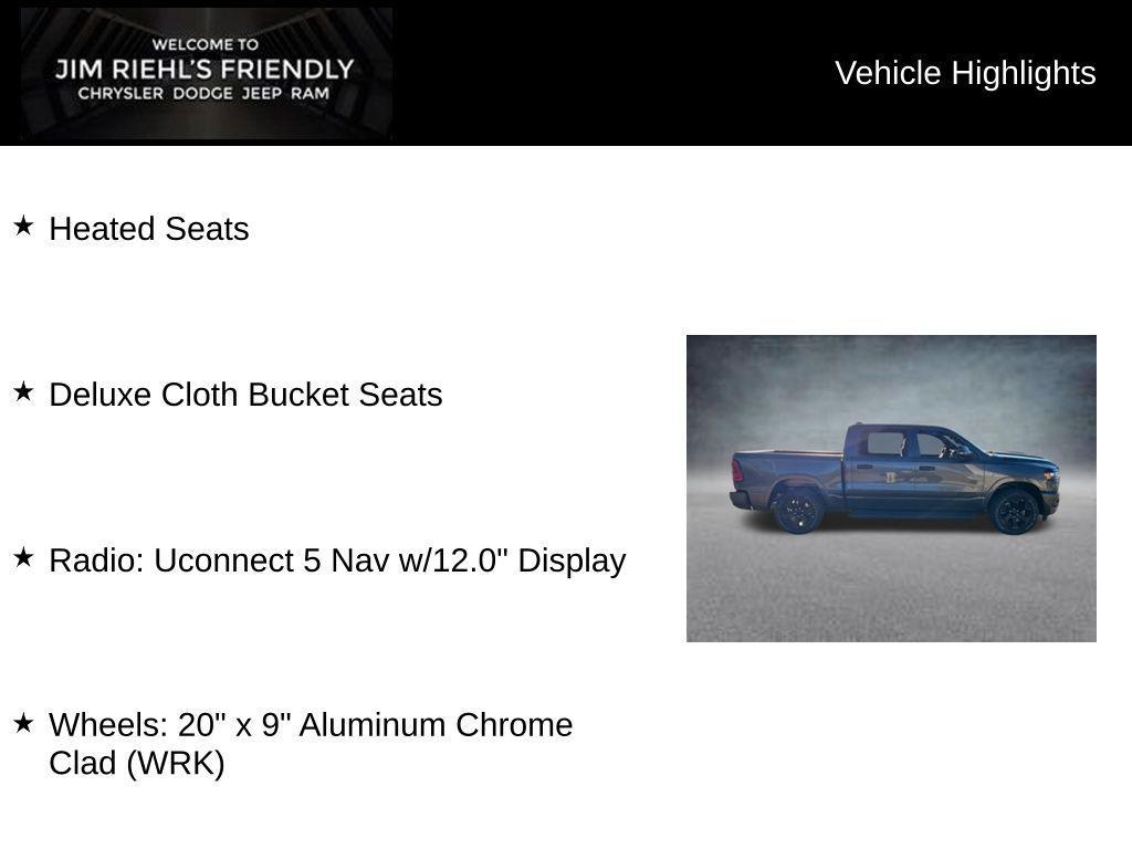 new 2026 Ram 1500 car, priced at $50,599
