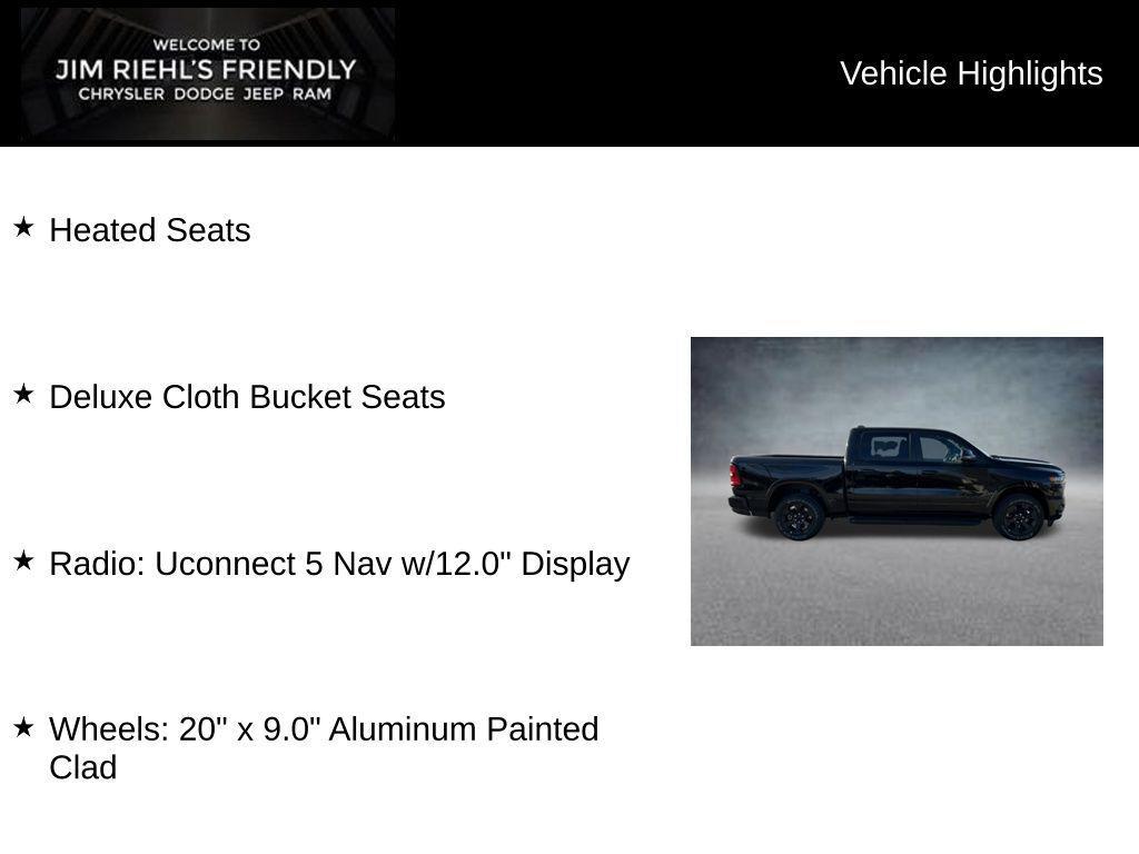 new 2025 Ram 1500 car, priced at $46,321