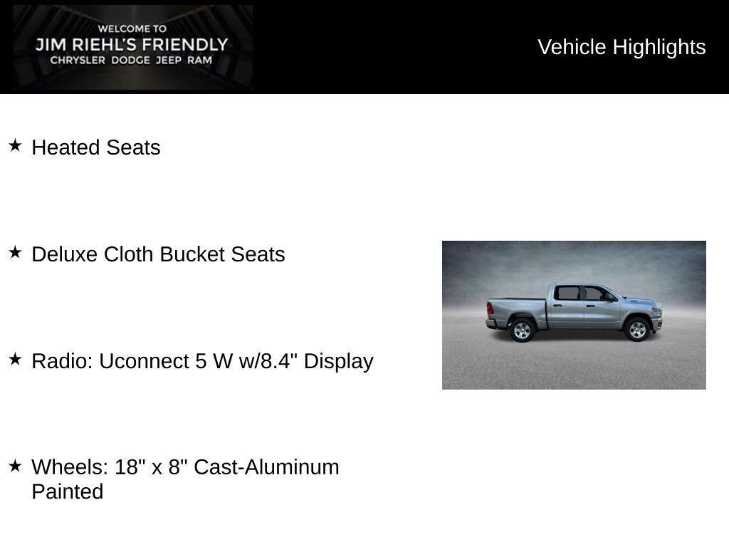new 2025 Ram 1500 car, priced at $41,220