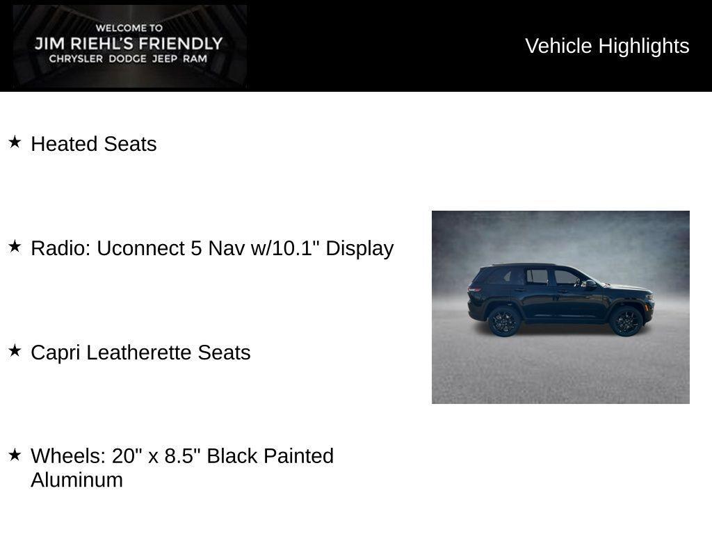 new 2025 Jeep Grand Cherokee car, priced at $46,308