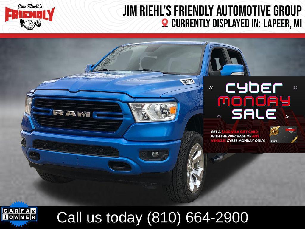 used 2021 Ram 1500 car, priced at $27,499