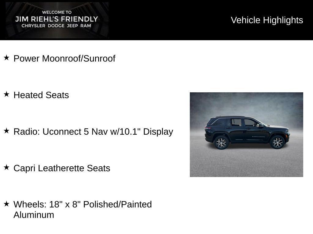 new 2025 Jeep Grand Cherokee car, priced at $43,124