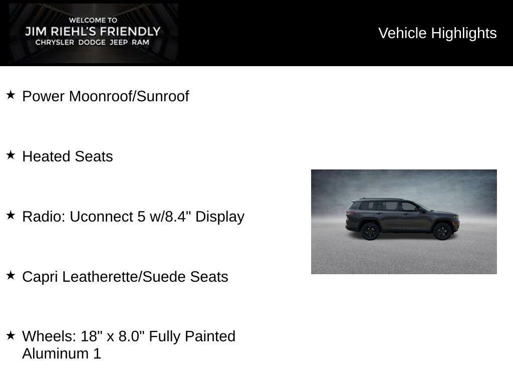 new 2025 Jeep Grand Cherokee L car, priced at $40,985