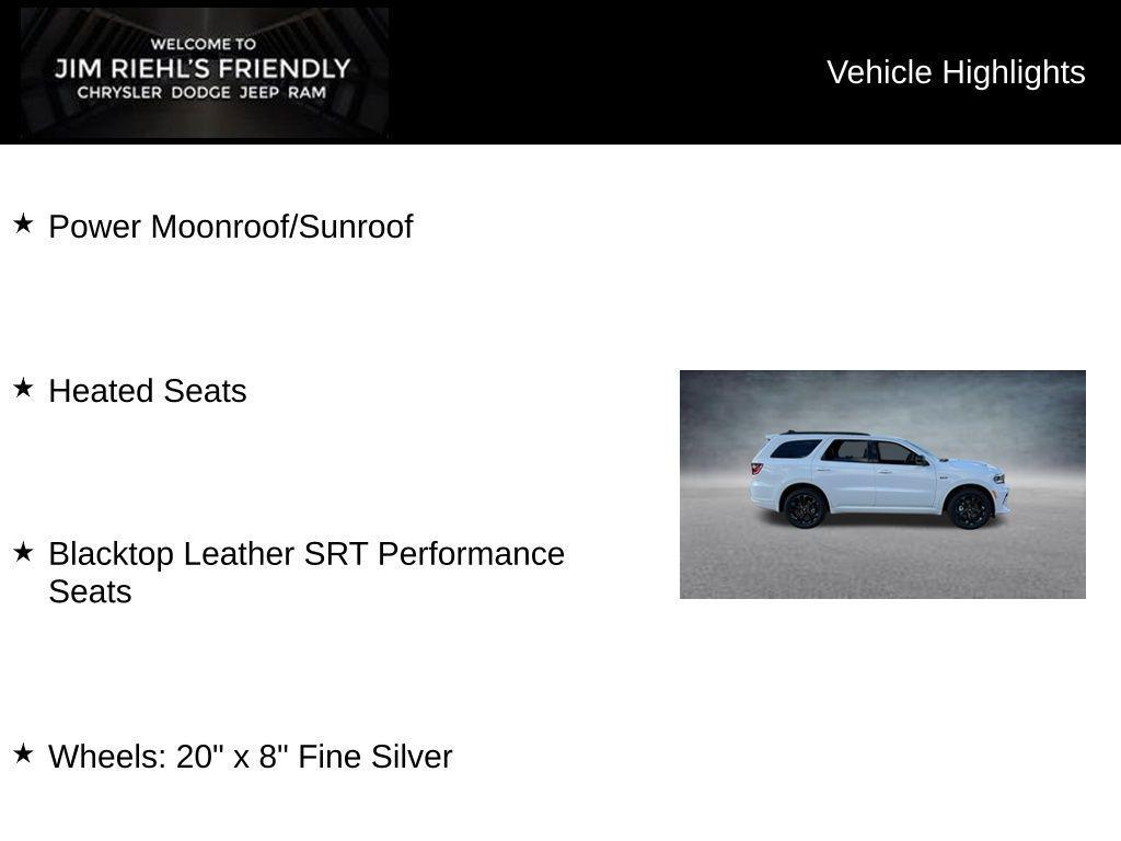 new 2026 Dodge Durango car, priced at $45,279