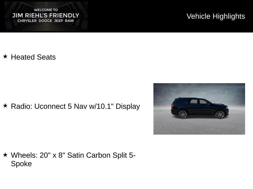 new 2026 Dodge Durango car, priced at $42,957