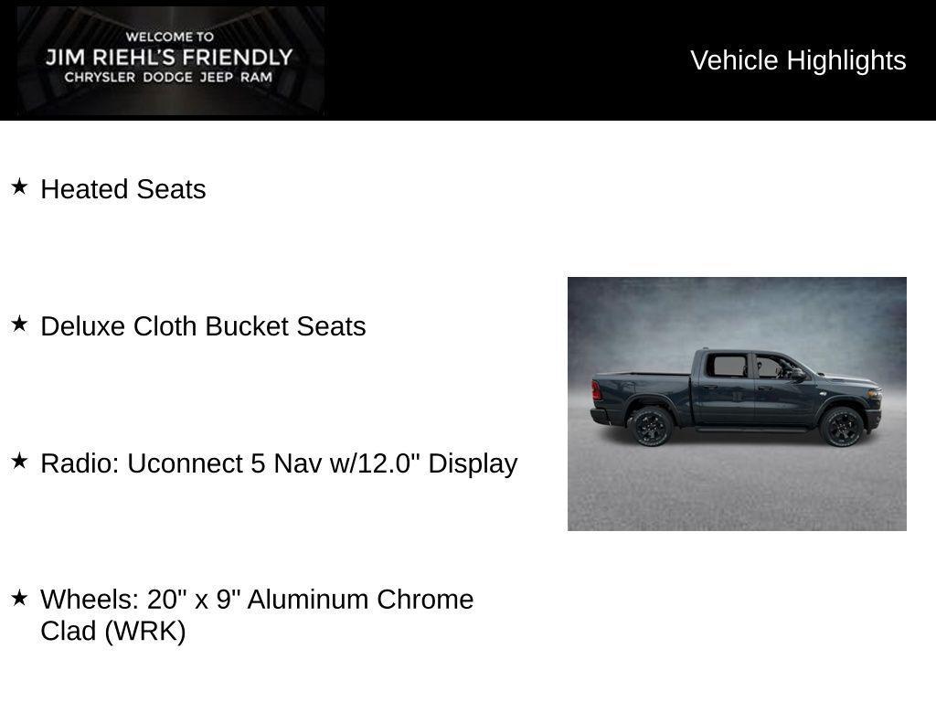 new 2026 Ram 1500 car, priced at $51,812