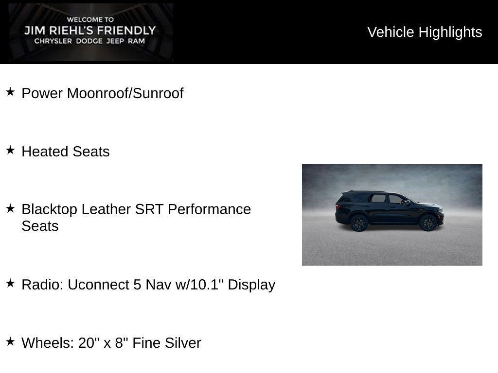 new 2026 Dodge Durango car, priced at $44,233