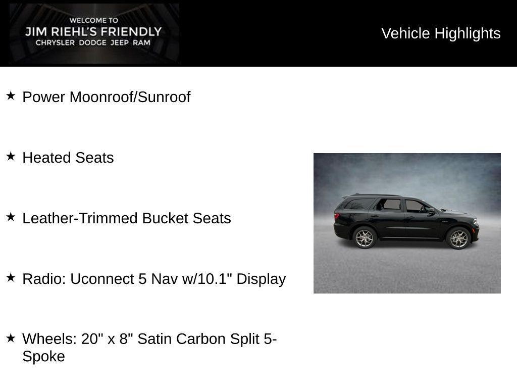new 2026 Dodge Durango car, priced at $44,384